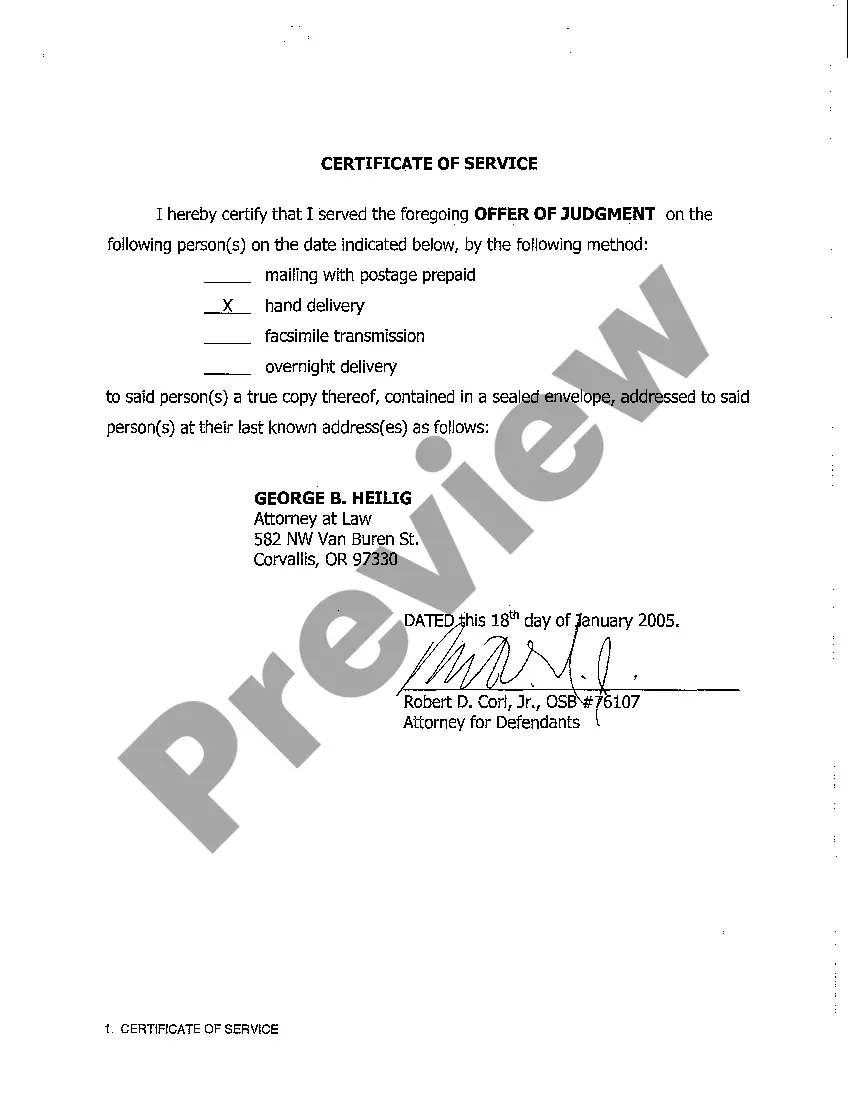 Preview A05 Offer of Judgment