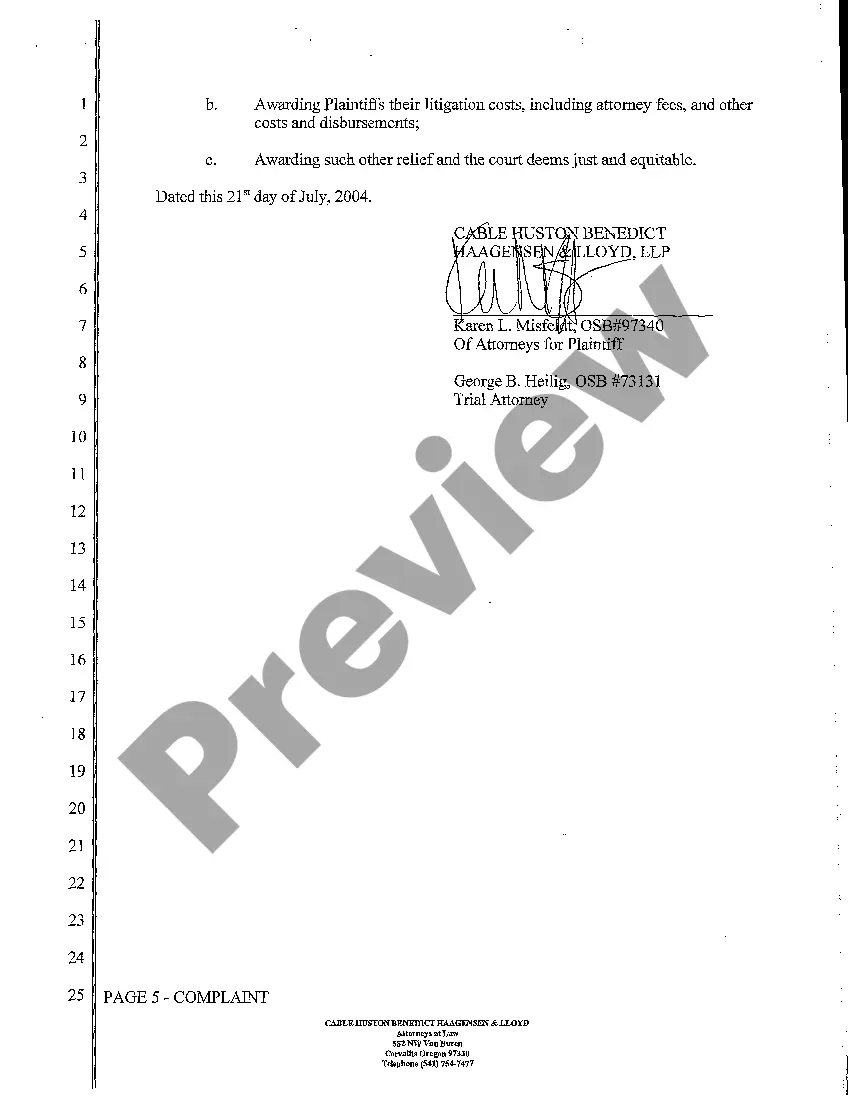 Preview A01 Complaint for Unpaid Progress Payments and Breach of Construction Contract