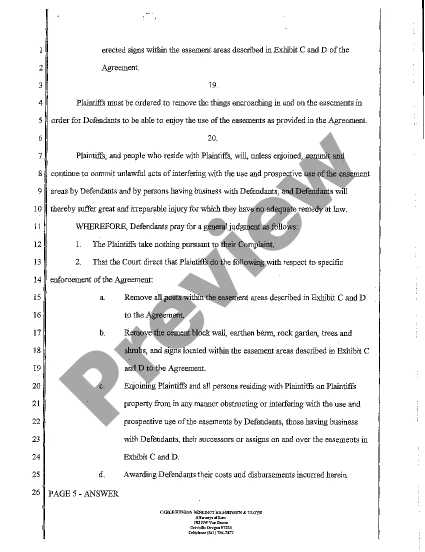 Get A02 Answer, Affirmative Defenses Counterclaim Preview A02 Answer, Affirmative Defenses Counterclaim