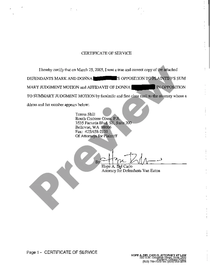 Get A16 Affidavit of Defendant in Opposition to Plaintiff's Summary Judgment Motion Preview A16 Affidavit of Defendant in Opposition to Plaintiff's Summary Judgment Motion