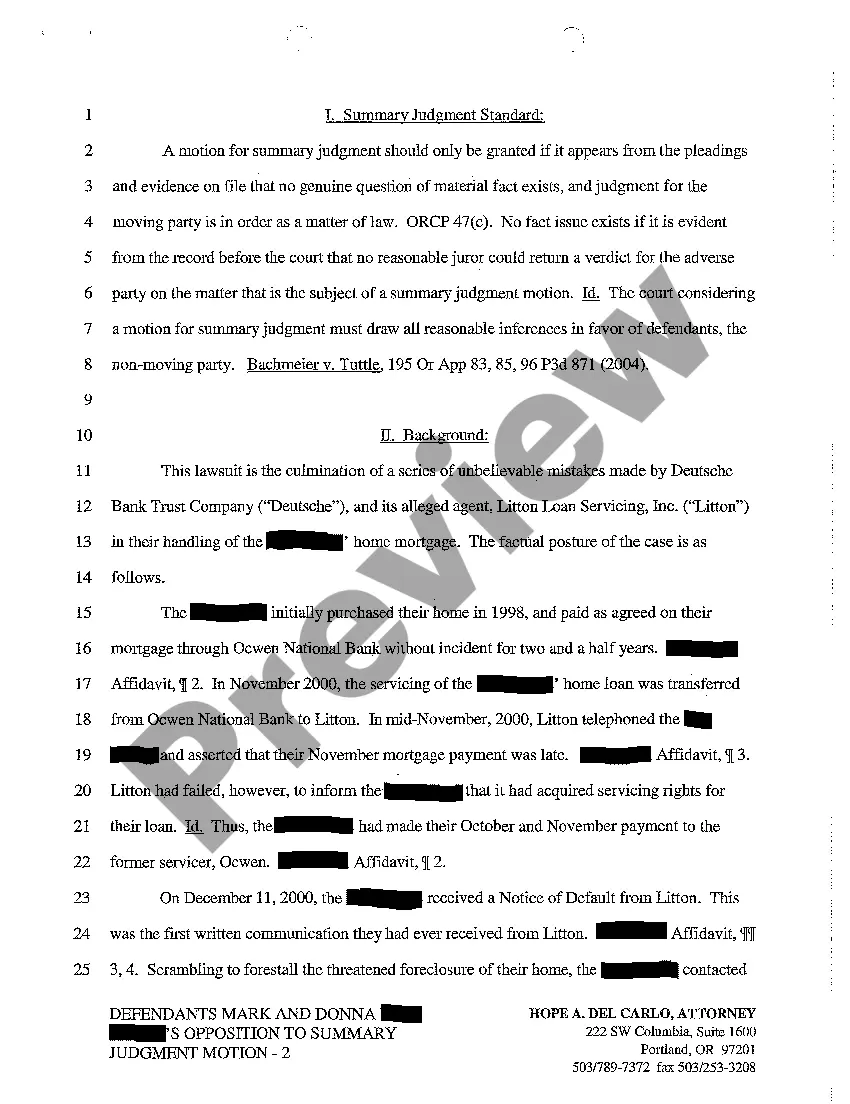 Get A14 Defendant's Opposition to Plaintiff's Summary Judgment Motion Preview A14 Defendant's Opposition to Plaintiff's Summary Judgment Motion