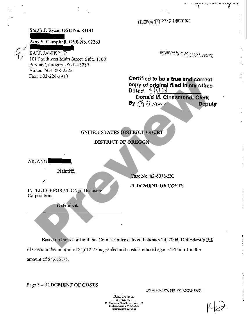 Preview A06 Notice of Filing Foreign Judgment