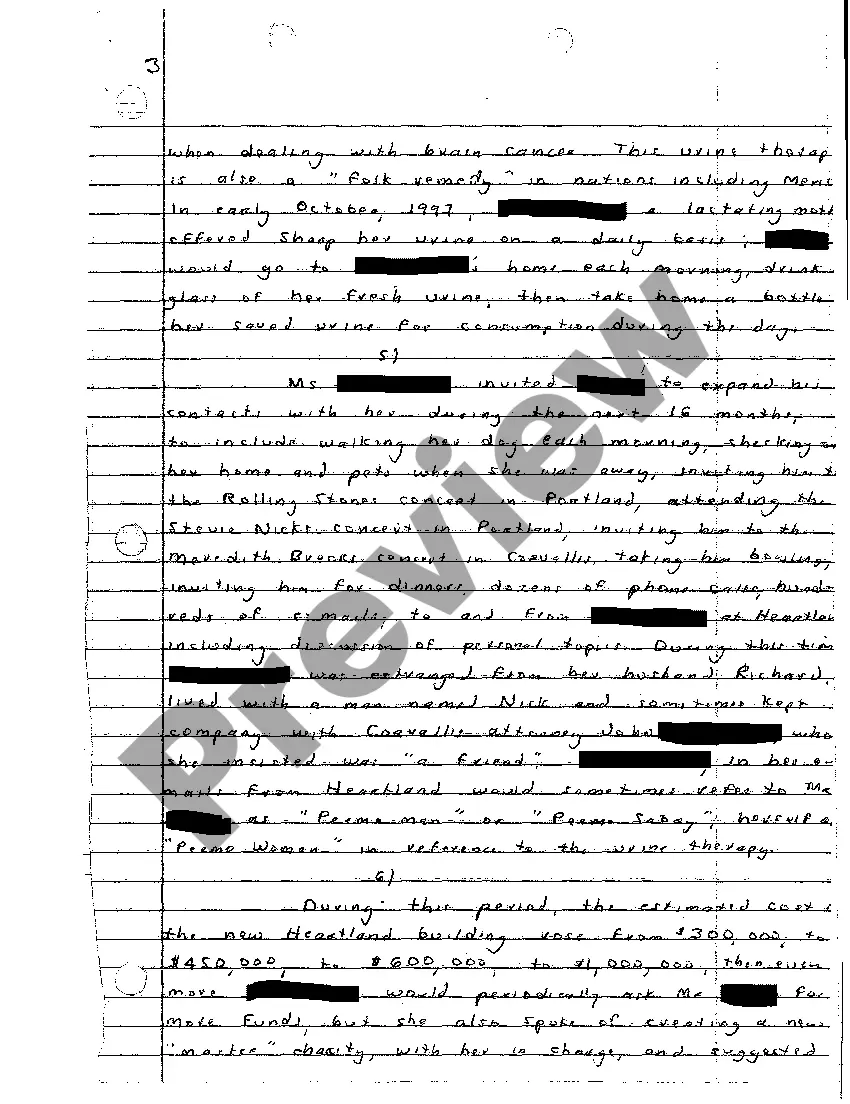Preview A02 Handwritten Complaint for Breach of Contract, Conspiracy to Commit False Arrest, and Wrongful Endangerment