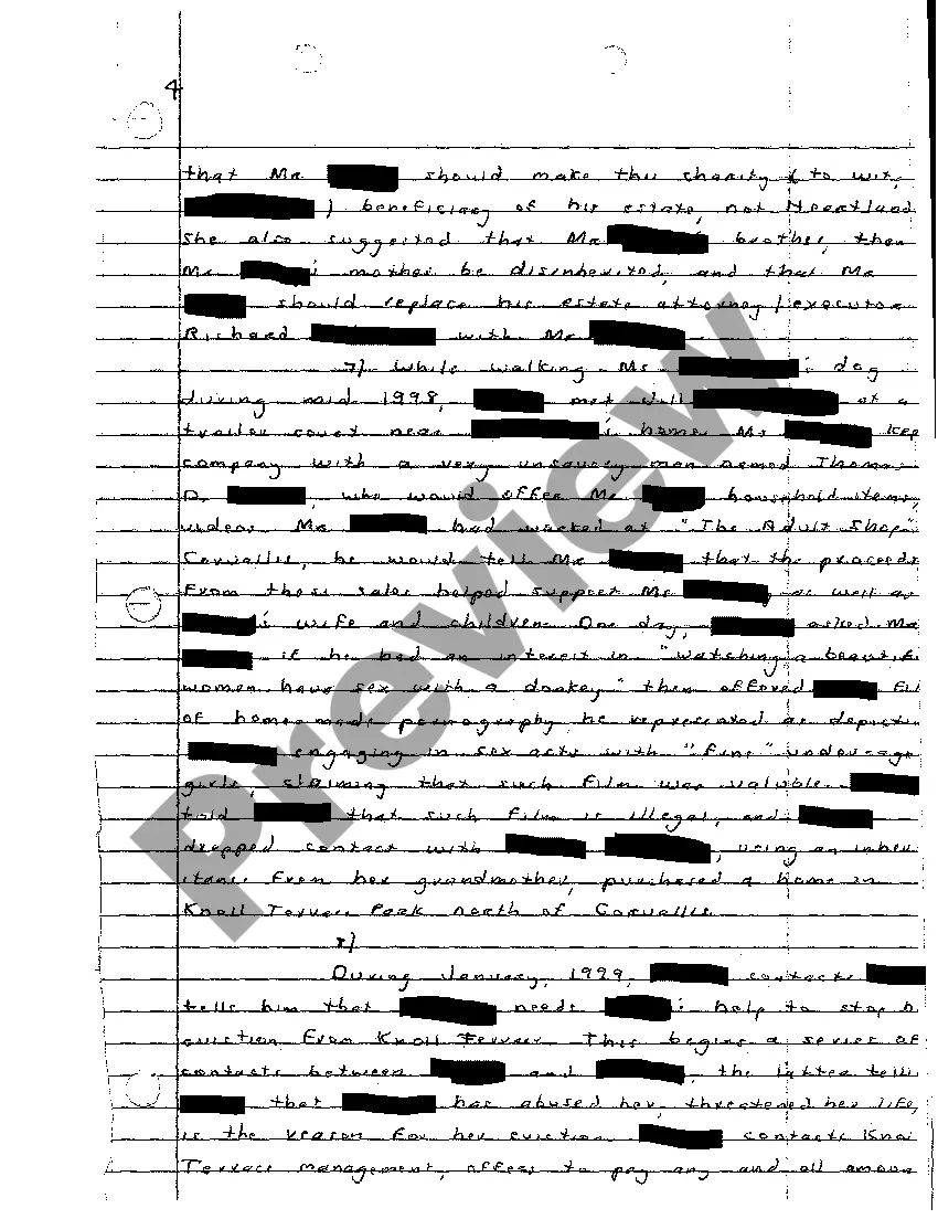 Preview A02 Handwritten Complaint for Breach of Contract, Conspiracy to Commit False Arrest, and Wrongful Endangerment