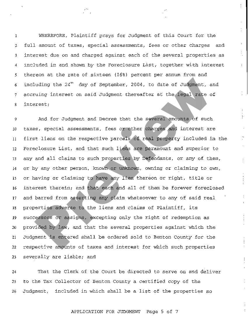 Preview A08 Application for Judgment