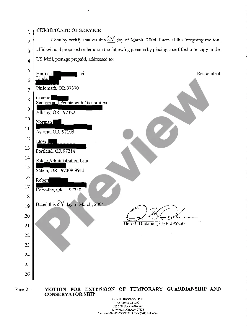 Get A14 Motion for Extension of Temporary Guardianship and Conservatorship Preview A14 Motion for Extension of Temporary Guardianship and Conservatorship