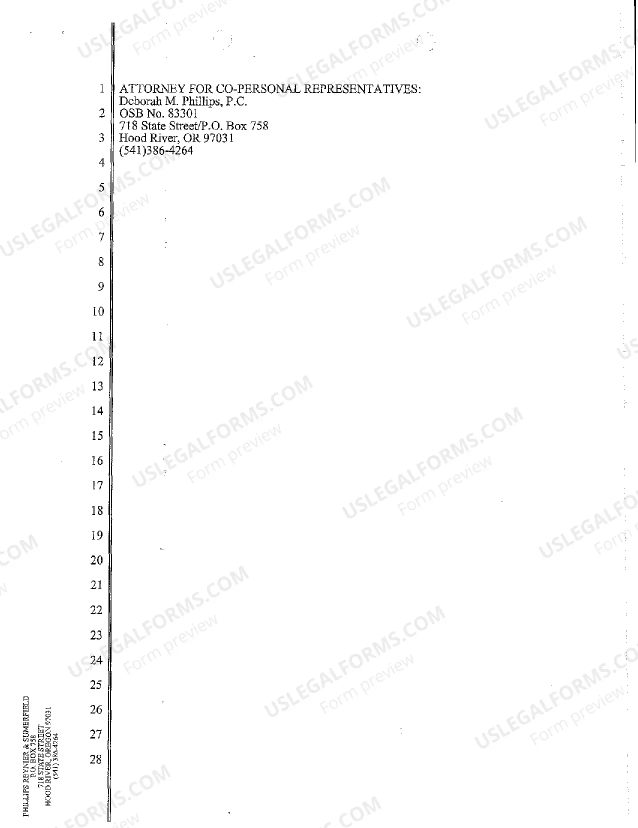 Preview A13 Order for Administration of Intestate Estate and Appointment of Co-Personal Representatives