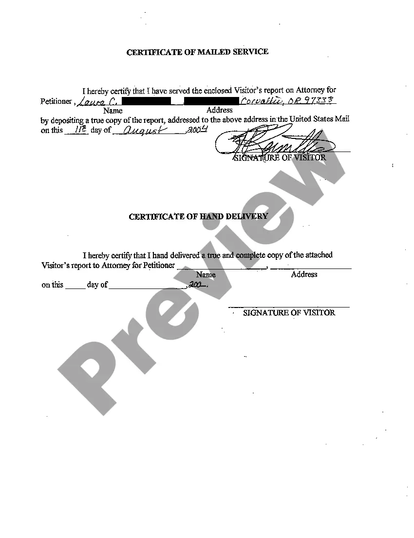 Preview A02 Report of Visitor regarding Guardianship