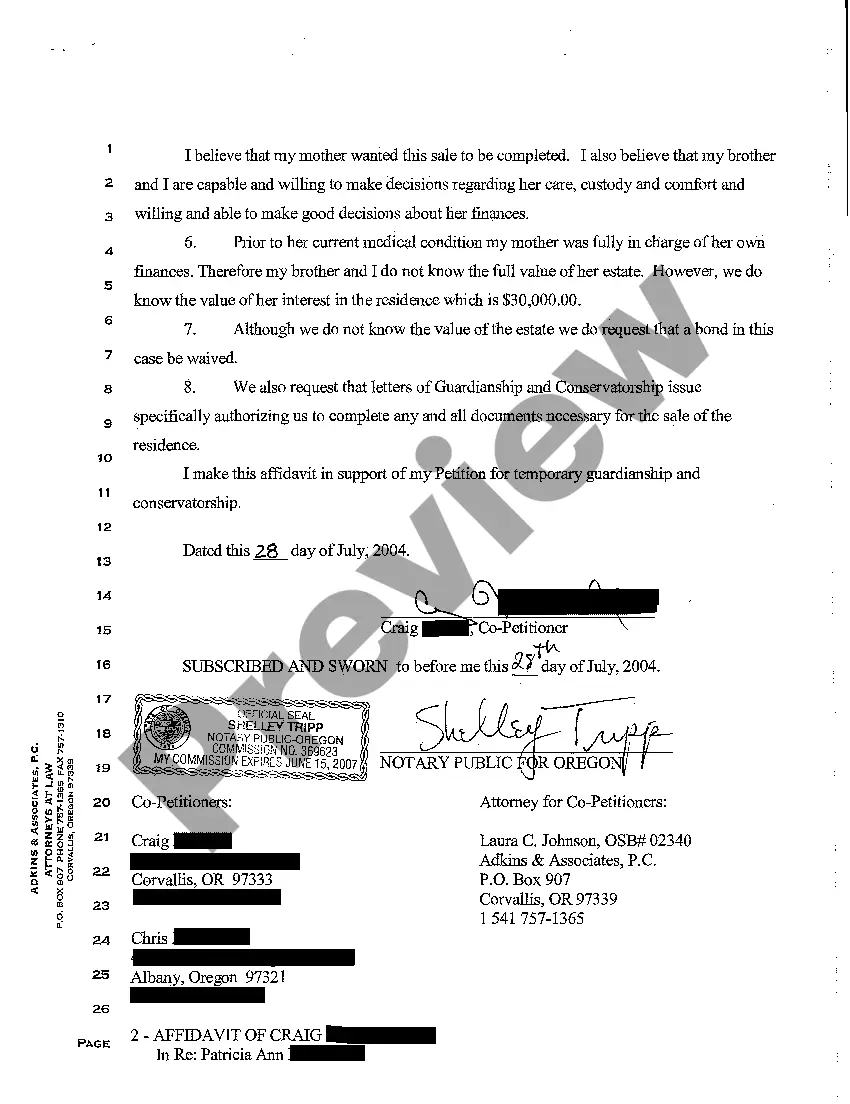 Get A08 Affidavit of Craig Horrell Preview A08 Affidavit of Craig Horrell