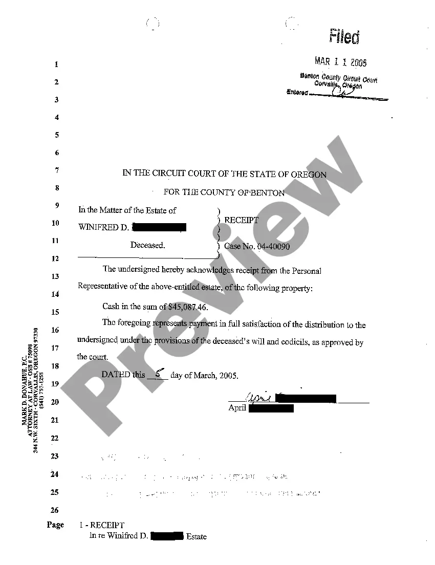 Preview A13 Receipts