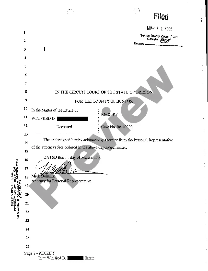 Preview A13 Receipts