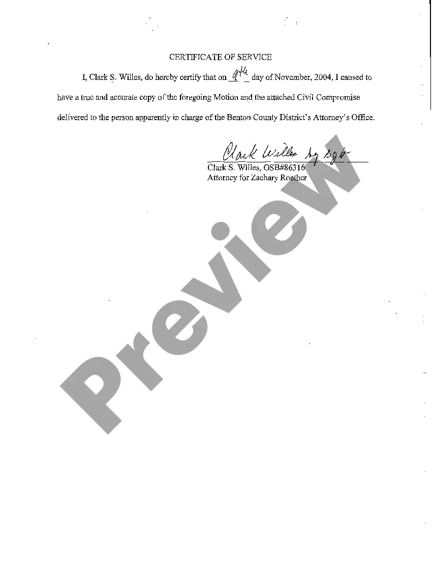 Preview A05 Order to Dismiss as a Civil Compromise