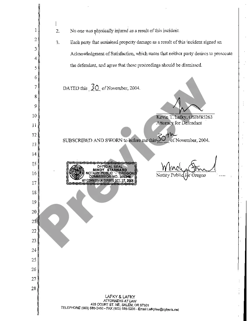 Preview A03 Motion to Dismiss as a Civil Compromise