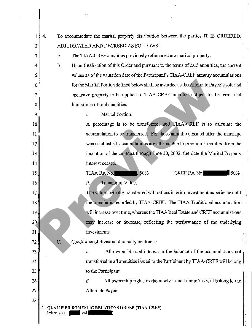 Preview A02 Qualified Domestic Relations Order