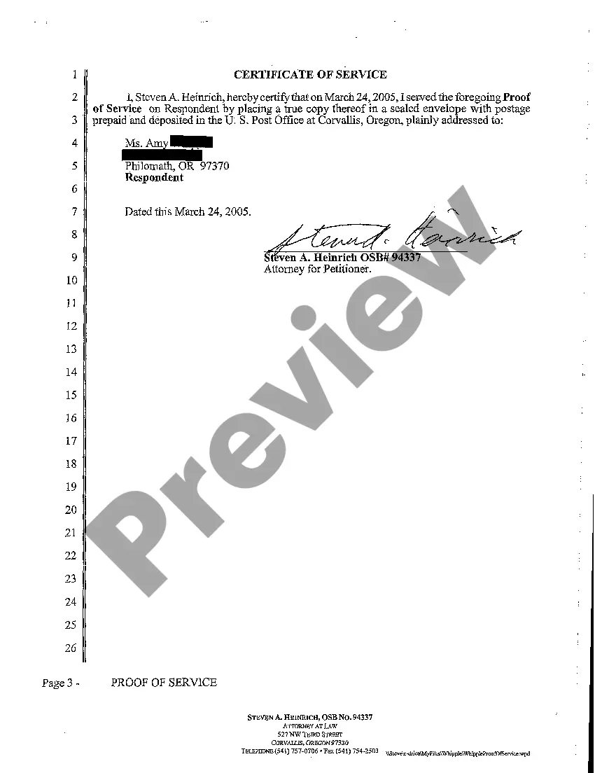 Get A02 Proof of Service Preview A02 Proof of Service