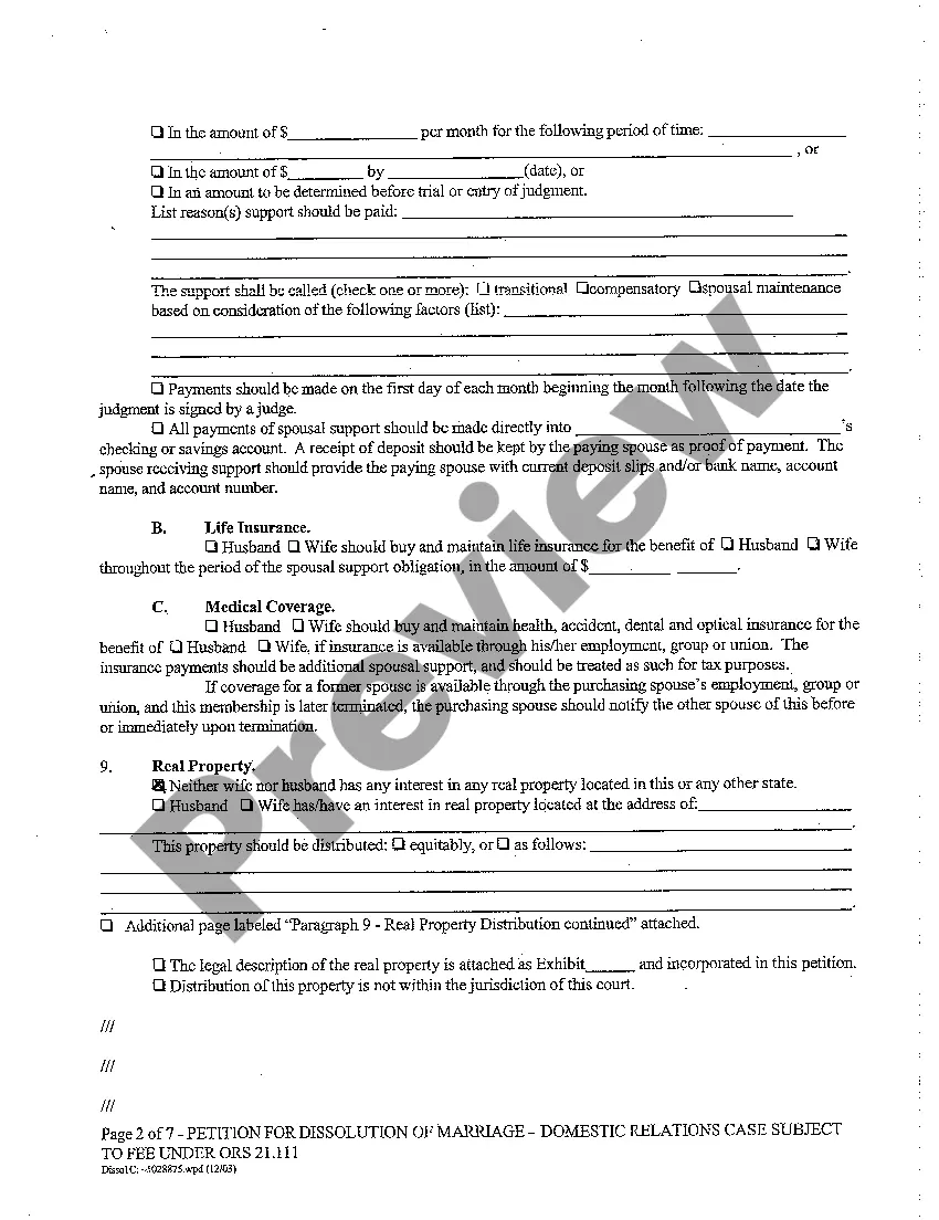 Get A01 Petition For Dissolution of Marriage Preview A01 Petition For Dissolution of Marriage