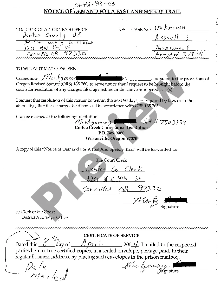 Preview A03 Order of Dismissal with Prejudice