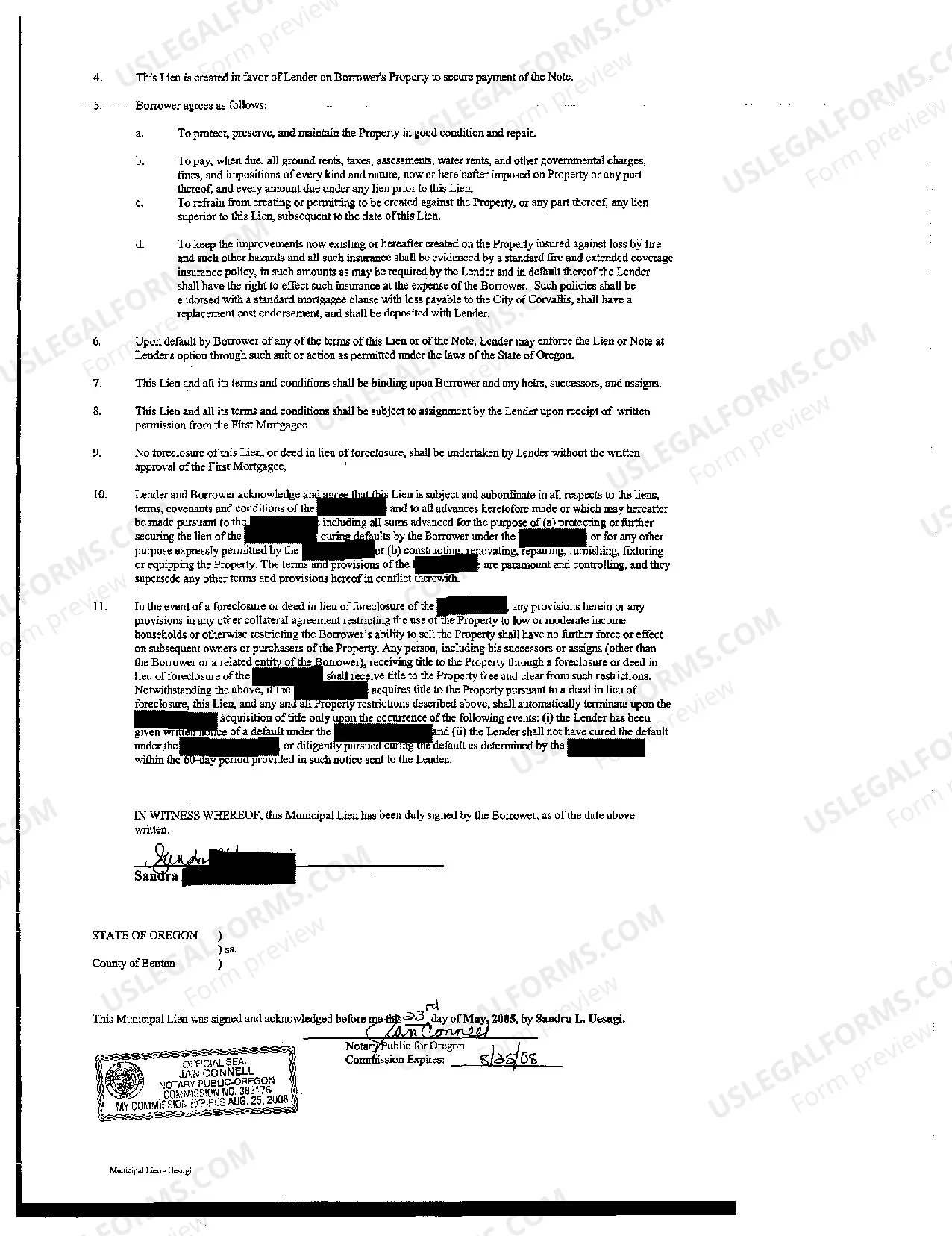 Preview Municipal Lien