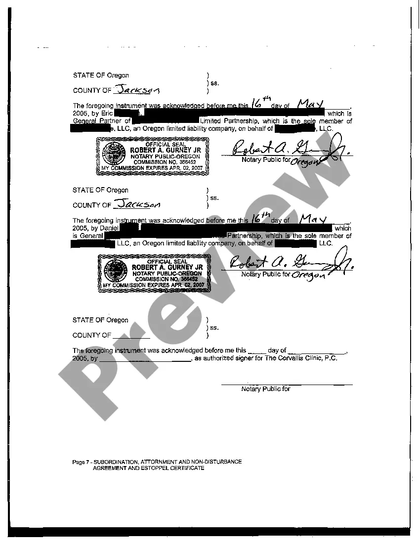 Get Subordination, Attornment and Nondisturbance Agreement and Estoppel Certificate Preview Subordination, Attornment and Nondisturbance Agreement and Estoppel Certificate