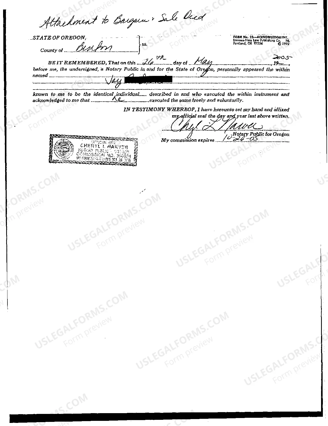 Preview Statutory Bargain and Sale Deed