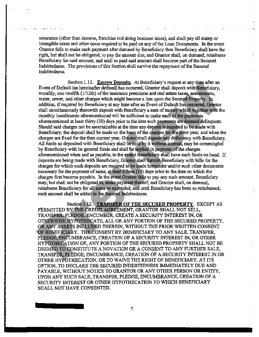 Preview Line of Credit Instrument