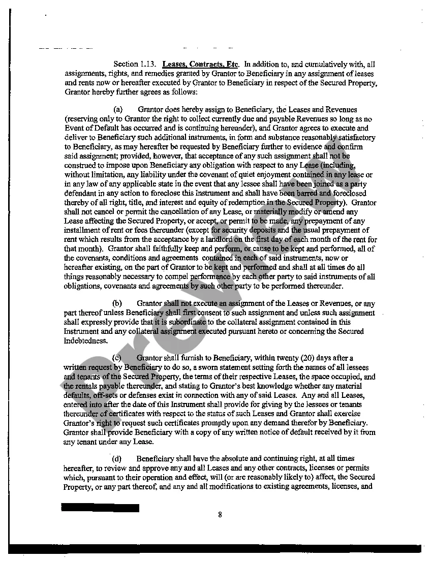 Preview Line of Credit Instrument