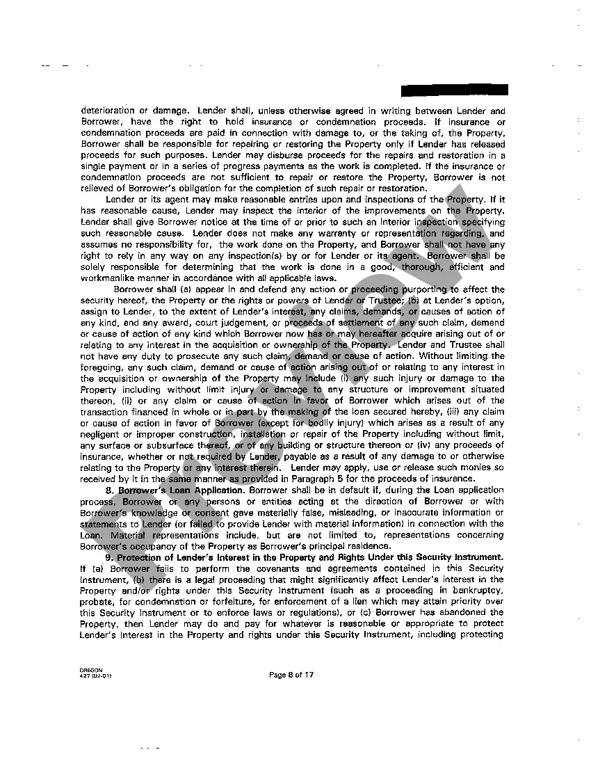 Preview Sample Deed of Trust