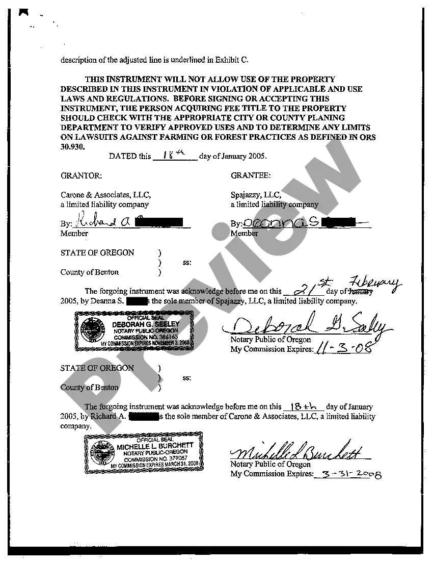 Get Property Line Adjustment Deed Preview Property Line Adjustment Deed