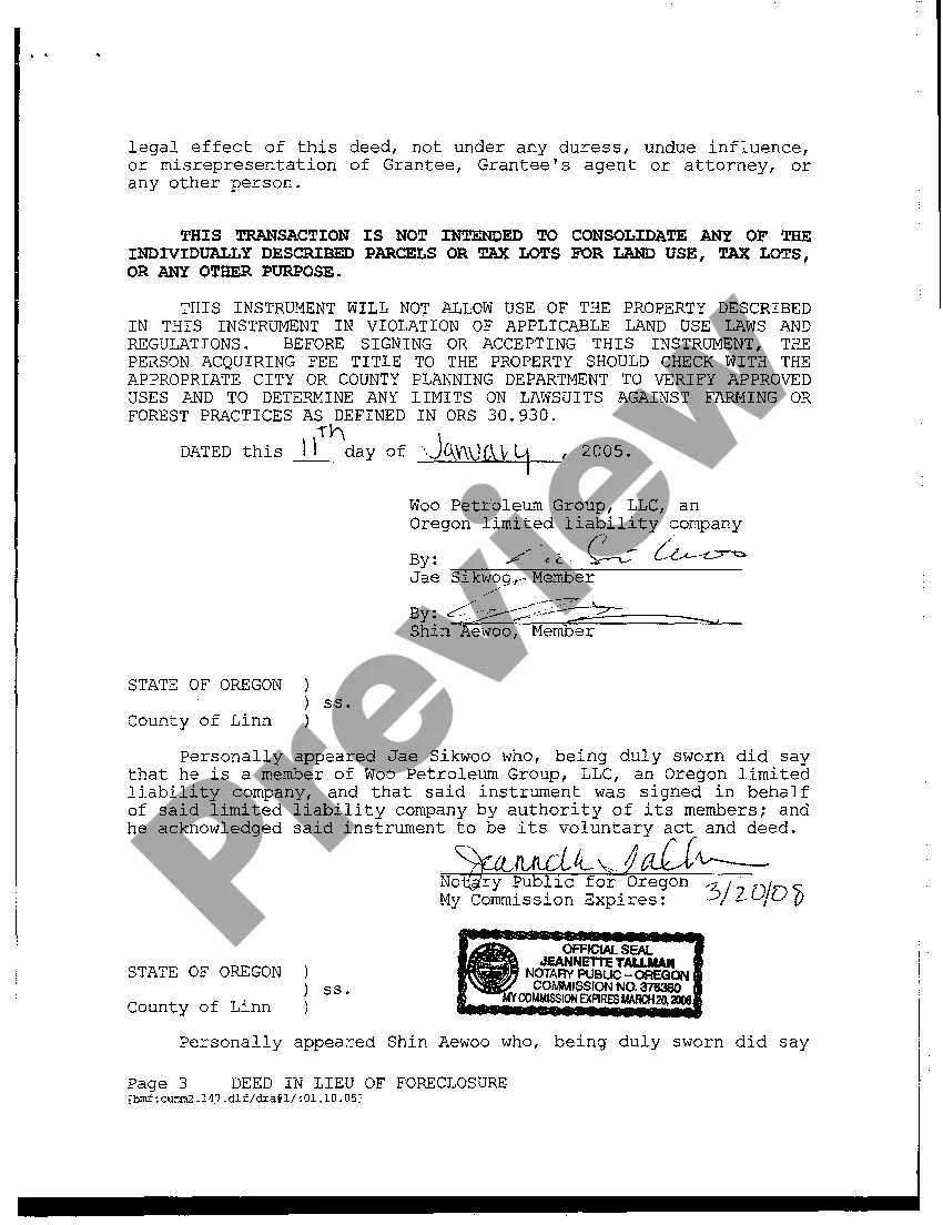 Get A02 Deed in Lieu of Foreclosure Preview A02 Deed in Lieu of Foreclosure