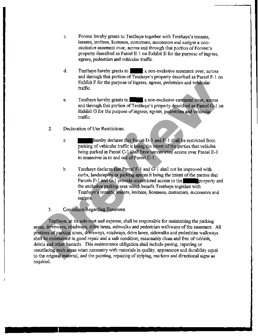 Preview A02 Declaration of Covenants, Conditions, Restrictions and Grant of Easements