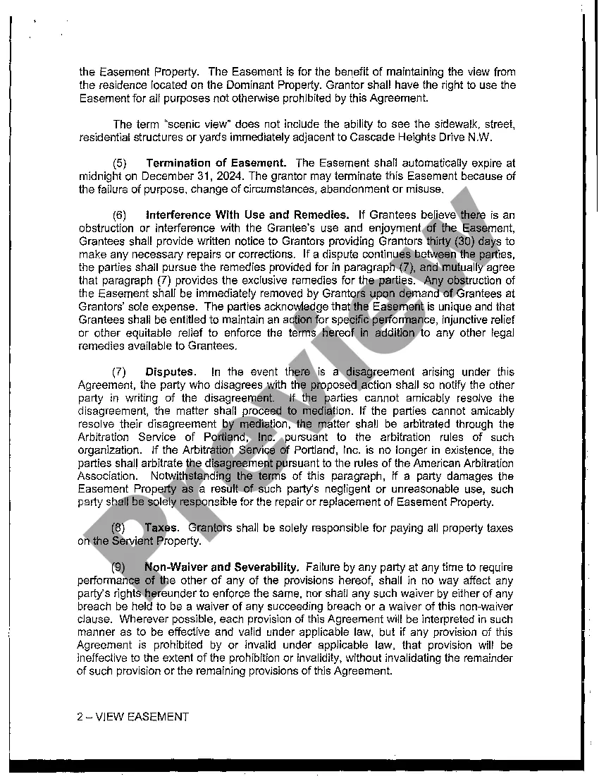 Get A02 View Easement for a Term of 20 Years Preview A02 View Easement for a Term of 20 Years