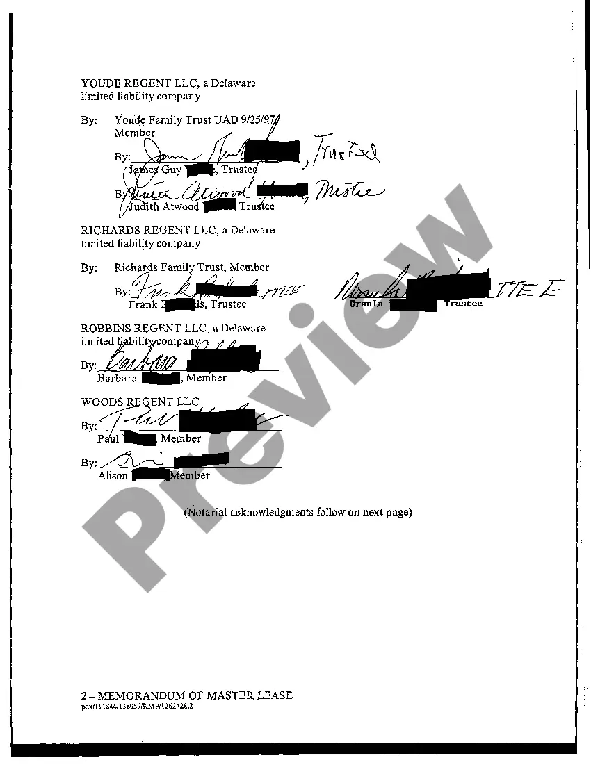 Preview A02 Memorandum of Master Lease