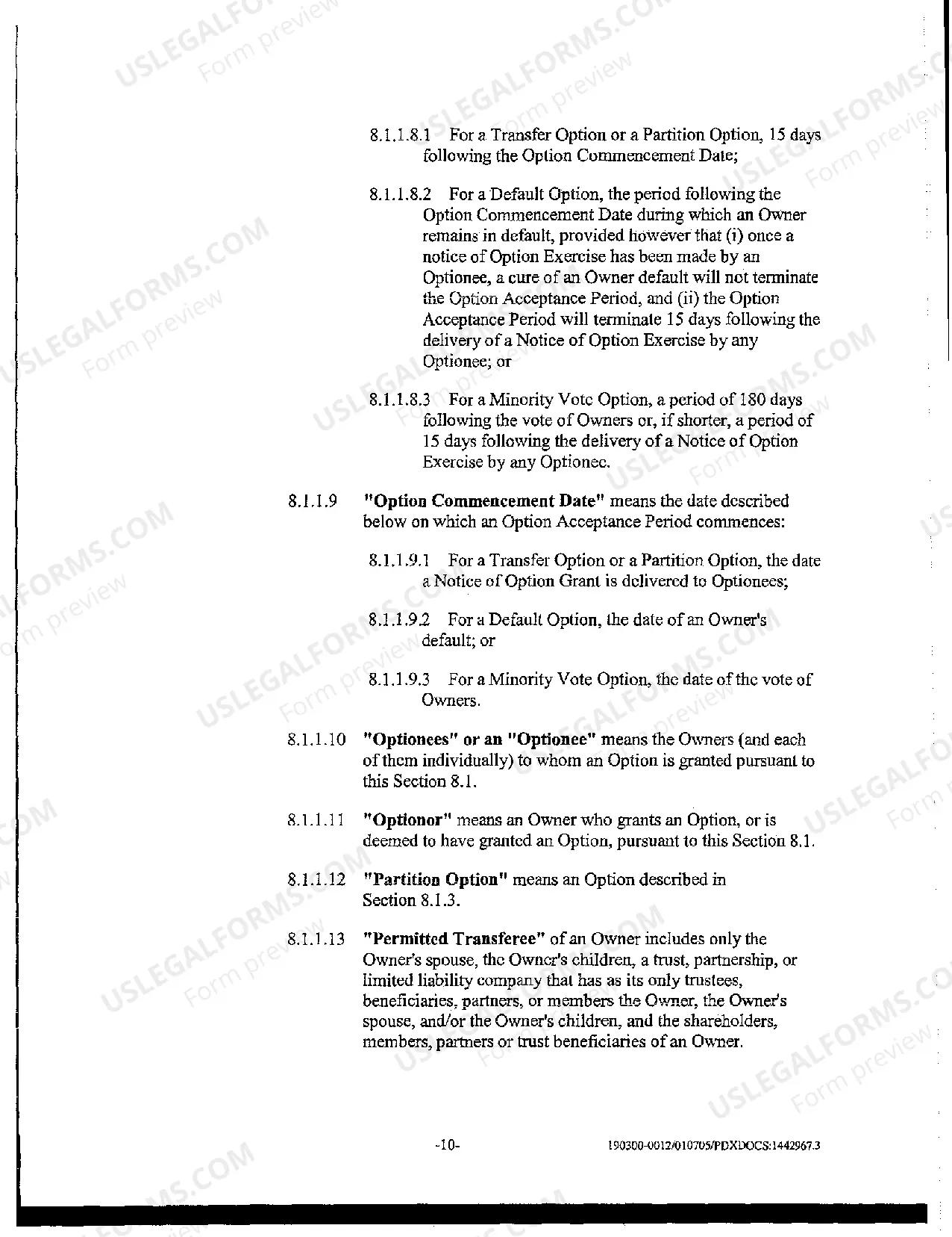 Preview A03 Regent Retirement Residence, Portland, Oregon Tenancy in Common Agreement