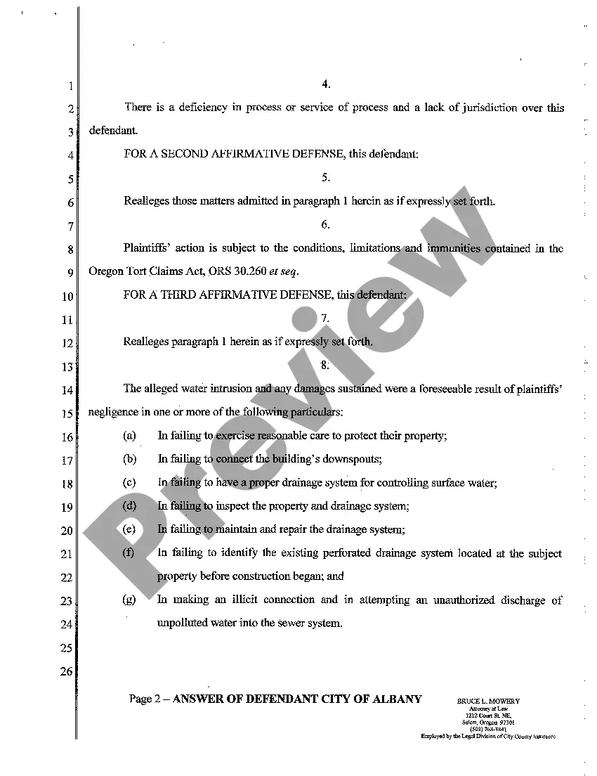 Preview A03 Answer of First Defendant