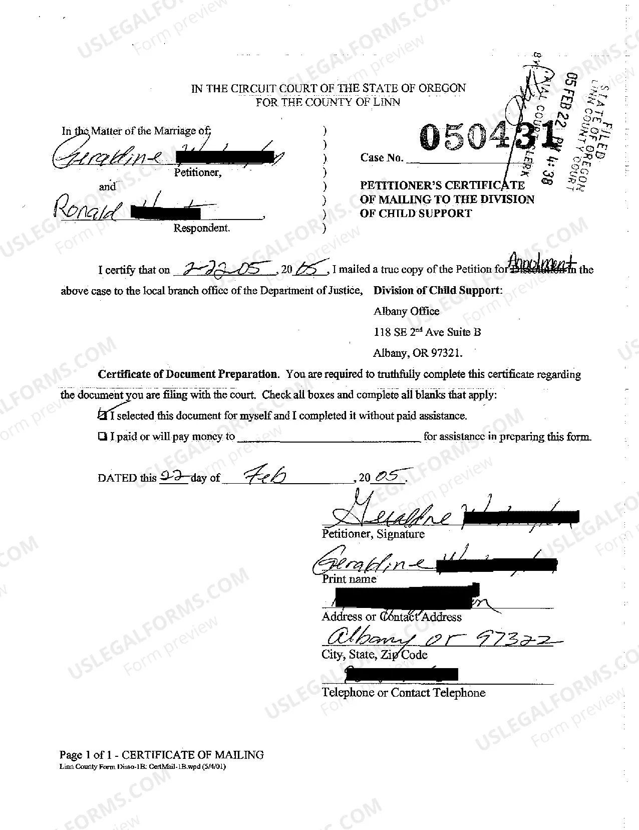 Preview A01 Petition for Annulment of Marriage