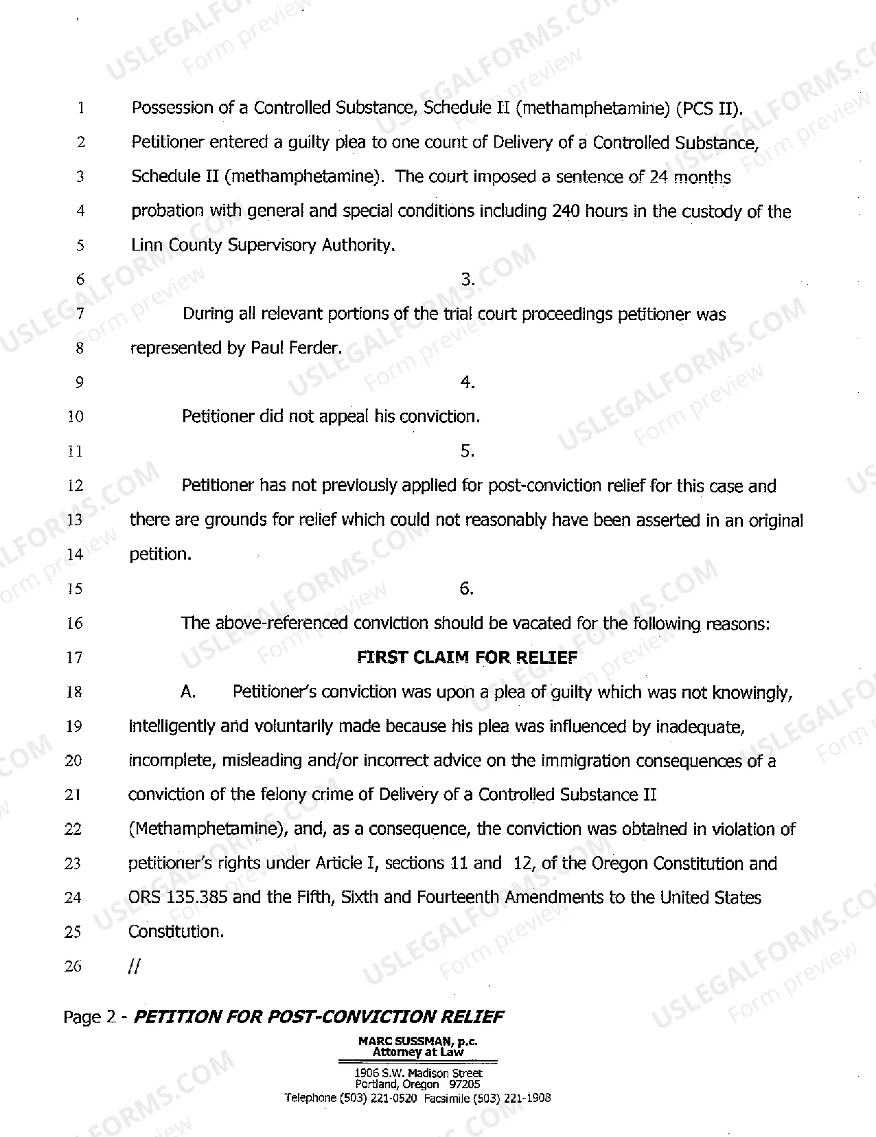 Preview A02 Petition for Post Conviction Relief