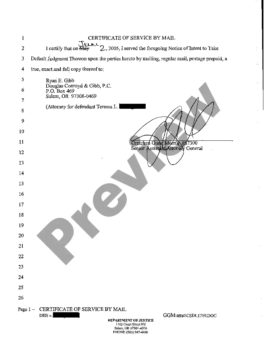 Preview A02 Notice of Intent to take Default Judgment Against Defendant