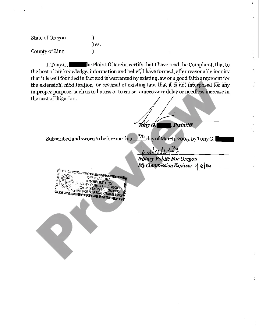 Get A01 Complaint for Strict Foreclosure Preview A01 Complaint for Strict Foreclosure