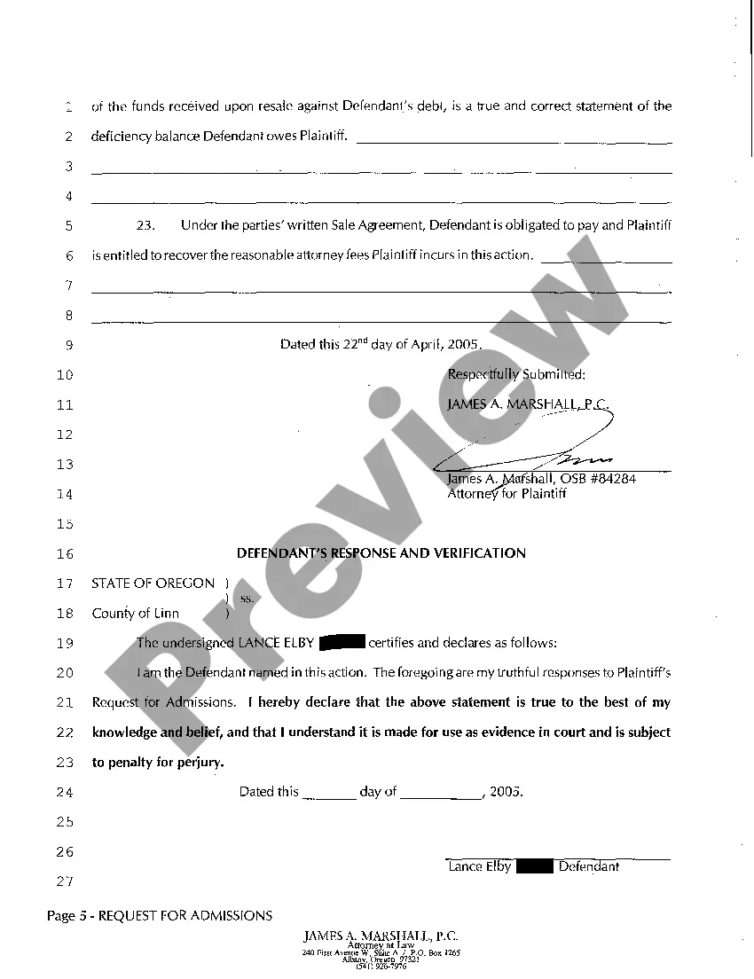 Preview A02 Request for Admissions