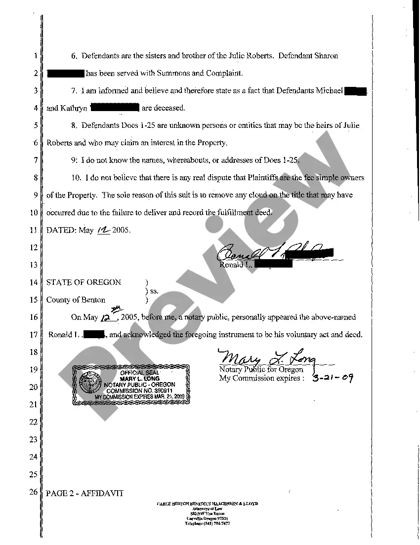 Get A03 Affidavit of Plaintiff in Support of Motion to Allow Service by Publication Preview A03 Affidavit of Plaintiff in Support of Motion to Allow Service by Publication