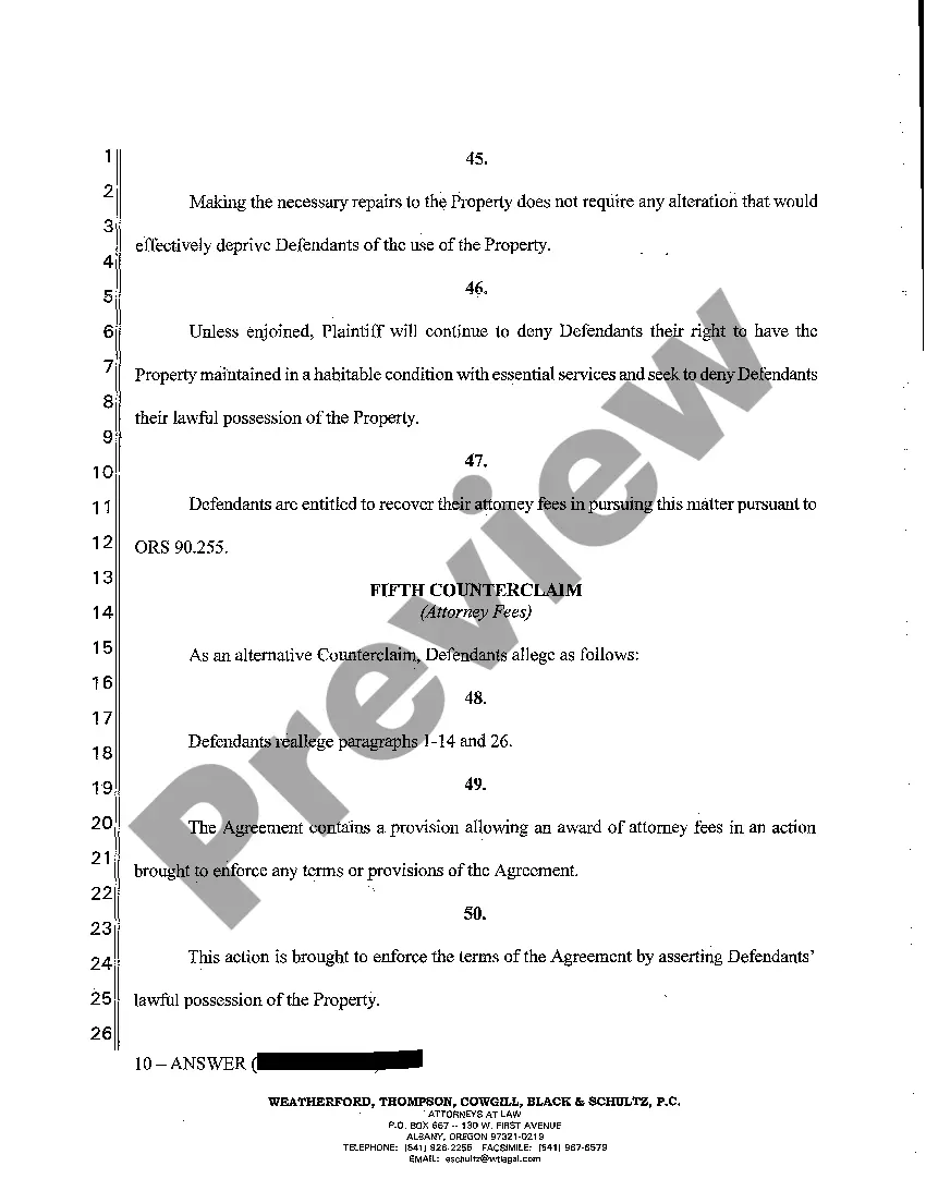 Get A02 Answer, Affirmative Defenses, Counterclaims, and Third-Party Complaint Preview A02 Answer, Affirmative Defenses, Counterclaims, and Third-Party Complaint