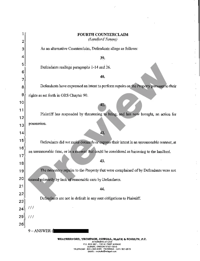 Get A02 Answer, Affirmative Defenses, Counterclaims, and Third-Party Complaint Preview A02 Answer, Affirmative Defenses, Counterclaims, and Third-Party Complaint
