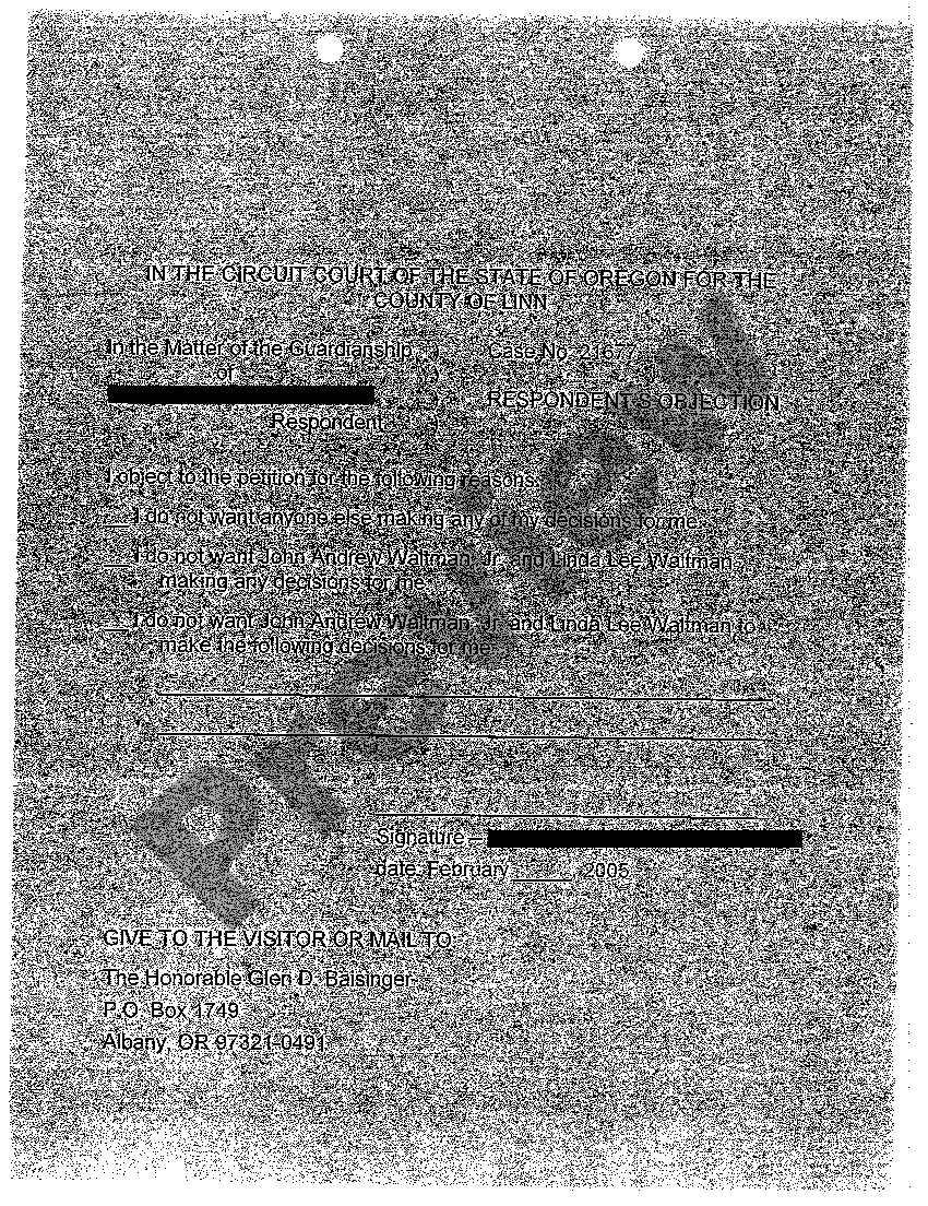 Preview A03 Order Appointing Visitor