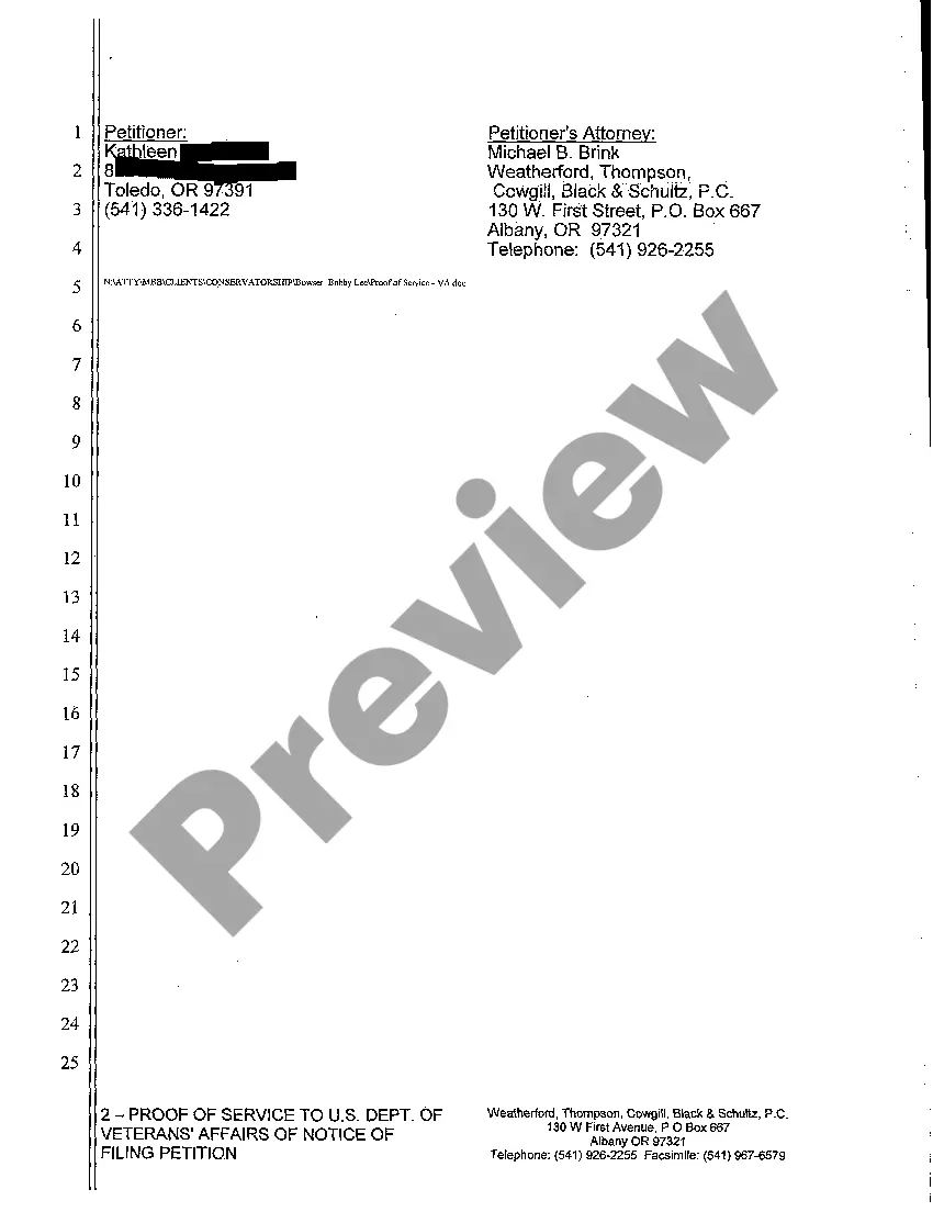 Preview A02 Notice of Petition to Appoint Guardian Conservator