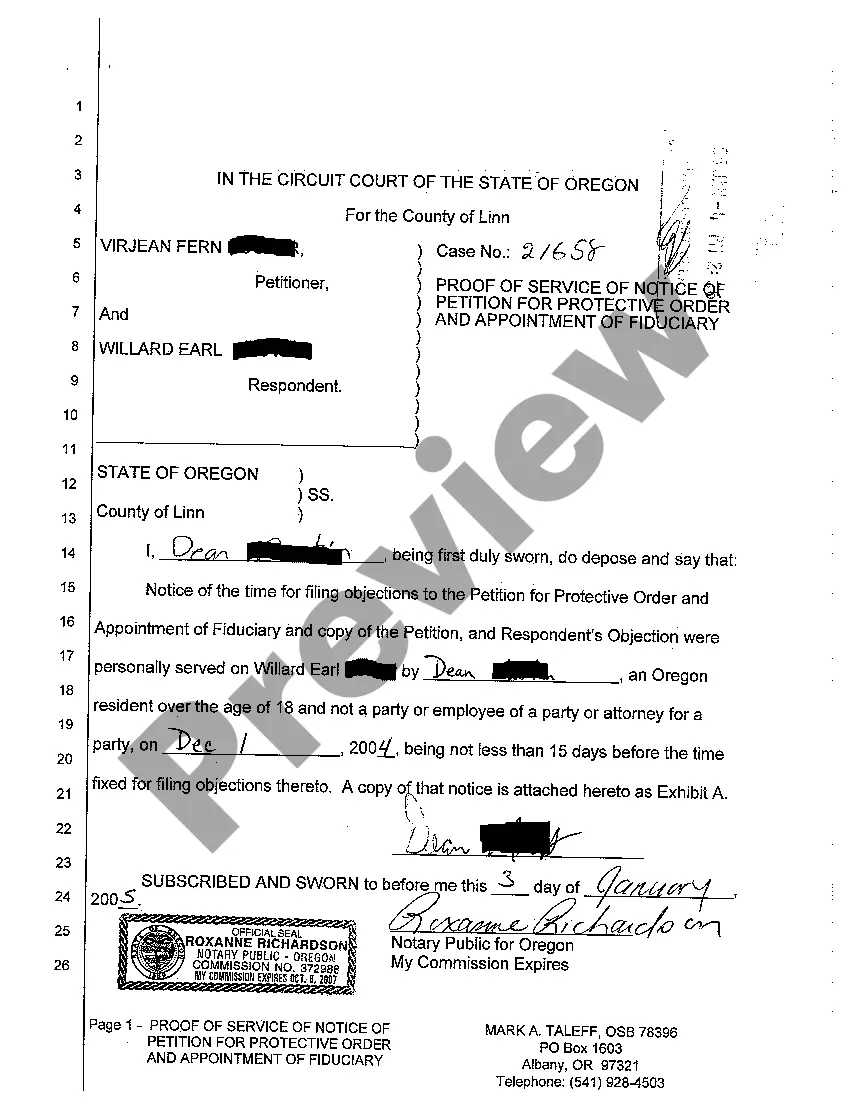 Preview A04 Protective Order and Appointment of Fiduciary