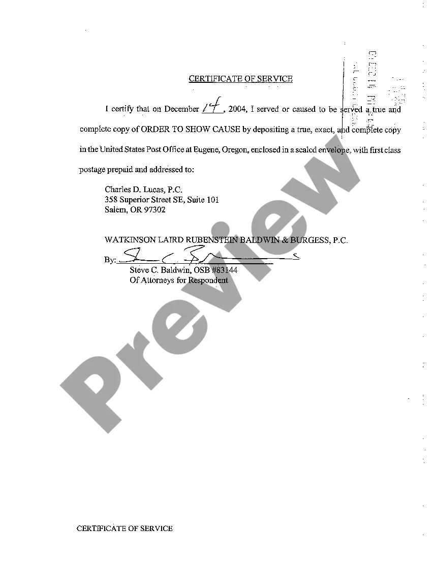 Preview A04 Order to Show Cause of Why an Accounting Should not be Ordered