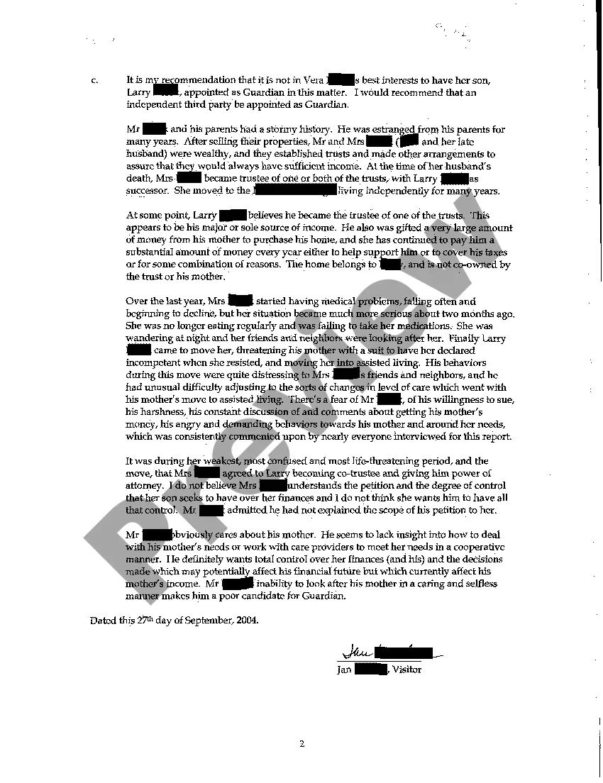 Preview A07 Visitor's Report