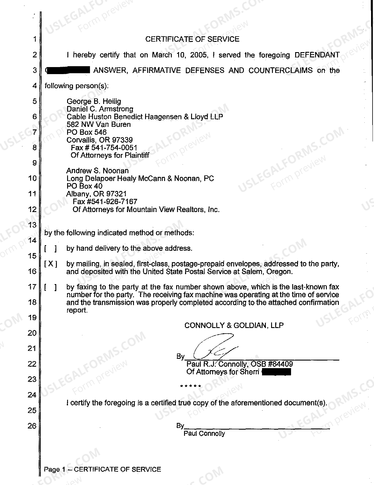 Notice Of Intent To Take Default Oregon Form US Legal Forms