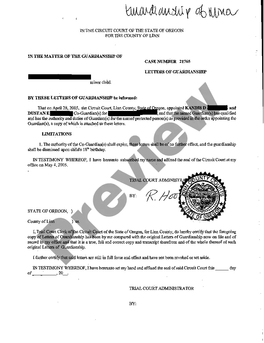 Preview A03 General Judgment Appointing Guardians