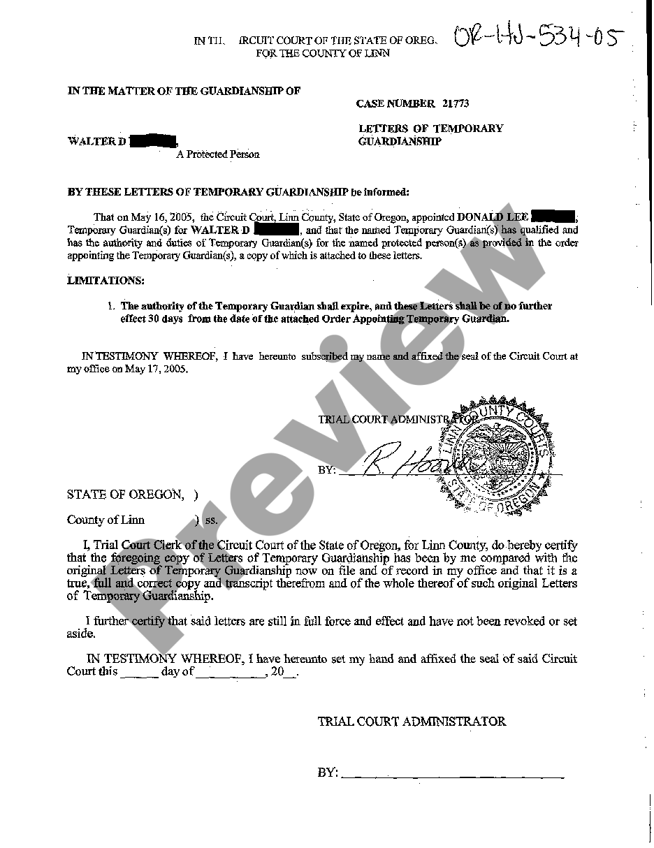 oregon-letter-of-temporary-guardianship-for-school-us-legal-forms
